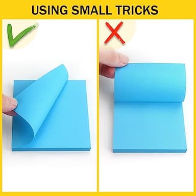 Eastern Wolf 8 Pads Sticky Notes 3x3 Self-Stick Notes 8 Bright Multi Colors Purple Sticky Notes, 85 Sheet/Pad - Image 5