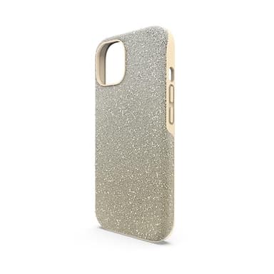 Swarovski High Smartphone Case for iPhone 15, Gold-Tone Ombre Crystals, Part of The High Collection - Image 4