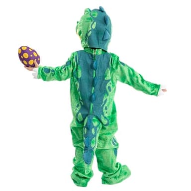Spooktacular Creations Halloween Dinosaur Costume Kids, T-Rex Costume Outfit with Egg for Toddler Child Dress Up Party - Image 5