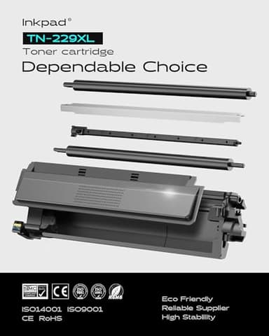 TN229XL 229XL Toner Cartridges for MFC-L3780CDW HL-3280CDW Compatible Replacement with Brother TN229XL TN-229XL TN-229 TN229 Work with MFC-L3720CDW HL-L3220CDW HL-L3300CDW Printers (4 Pack, Bk/C/M/Y) - Image 7