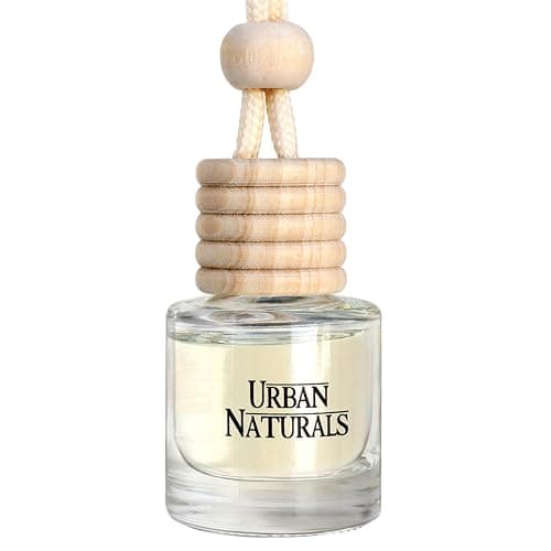 Urban Naturals Car Air Freshener Diffuser 1 Pack - Citrus Bliss Scent, 45+ Days Long Lasting Fragrance, Made in USA, Glass & Wood, Hanging Design + Vent Cip, Easy to Use - Image 1