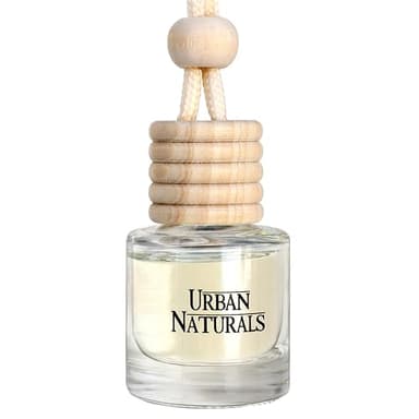 Urban Naturals Car Air Freshener Diffuser 1 Pack - Citrus Bliss Scent, 45+ Days Long Lasting Fragrance, Made in USA, Glass & Wood, Hanging Design + Vent Cip, Easy to Use - Image 1