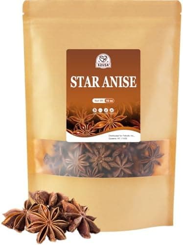 52USA Star Anise, 16 Ounce (Pack of 1), NON-GMO Verified Chinese Star Anise Whole, Dried Star Anise Pods for Tea and baking - Image 3