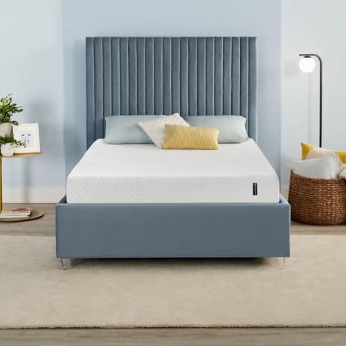 Serta - 8 inch Cooling Gel Memory Foam Mattress, Twin Size, Medium-Firm, Supportive, CertiPur-US Certified, 100-Night Trial, Sheer Slumber, White - Image 1