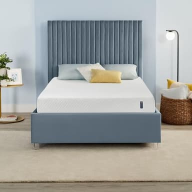 Serta - 8 inch Cooling Gel Memory Foam Mattress, Twin Size, Medium-Firm, Supportive, CertiPur-US Certified, 100-Night Trial, Sheer Slumber, White - Image 1