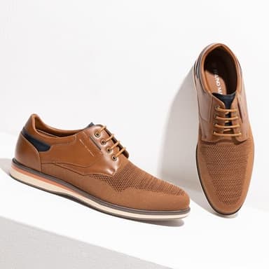 Bruno Marc Men's Mesh Casual Dress Shoes Breathable Oxfords Sneakers,Size 11,Brown,SBOX2409M - Image 8