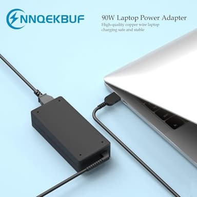 NNQEKBUF New 90W Laptop Charger Compatible with Lenovo Thinkpad X1 Carbon T440 E431 G410 PA-1900-081 0B46995 0B46994 ThinkPad T431s Z510 45N0237 344428U 45N0239 45N0236 Yoga 11s Flex 14 15D - Image 6