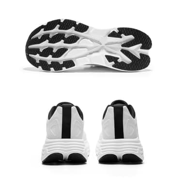 NORTIV 8 Women's Walking Shoes Cushion Running Tennis Shoes ActiveFloat Non-Slip Comfortable Breathable Workout Gym Sports Athletic Fashion Sneakers,Size 7,White,SNWS245W - Image 6