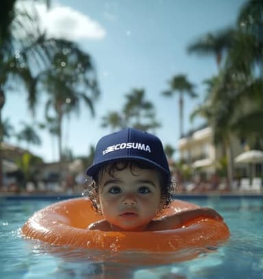ECOSUMA Baby Ball Cap 0-6 Months Navy - Image 7
