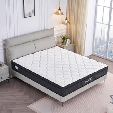 Dreamscape Full Size Mattress, 12 Inch Full Mattress in a Box, Memory Foam Hybrid Matress with Individual Pocket Spring for Motion Isolation, Pressure Relief, Medium Firm Feel, CertiPUR-US - Image 2
