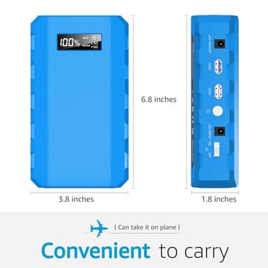 SinKeu Power Bank, 24000mAh with 110V AC Outlet Portable Laptop Battery Bank, 65Watt Portable Power Charger for iPhone 15, Outdoor Camping and Home Office Hurricane Emergency - Image 7