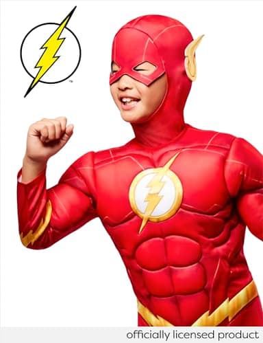 Rubies DC Comics Superheroes: The Flash Costume for Kids, Boy's Large - Image 8