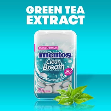 Mentos Clean Breath Hard Mints, Intense Wintergreen, 150 Pieces, 4 Count Pack - Image 5