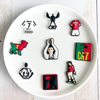 18 Pcs Sports Shoe Charms Soccer Pins Charms Football Charm Decoration for Clog - Image 4