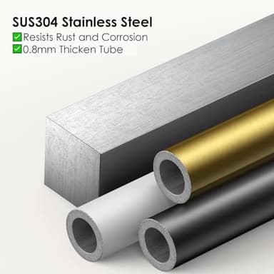 FORIOUS Towel Bar Wall Mounted, Stainless Steel Towel Racks for Bathroom, Includes Wall Mounting Hardware (Brushed Nickel, 20 Inch) - Image 3