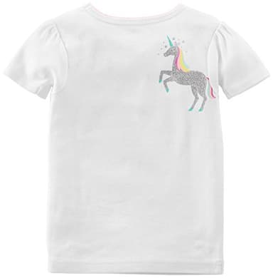 Simple Joys by Carter's Girls' 6-Piece Snug Fit Cotton Pajama Set, Mint Green Rainbow/Pink/White Dinosaur/Stripe/Unicorn, 3T - Image 2