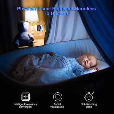 2025 Upgraded Ultrasonic Repeller & Insect Indoor Repeller,Ultrasonic and Repellent for Roach,Rodent,Mouse,Bugs,Mosquito,Mice,Spider,Ant,3 Mode Switching,6 Packs - Image 4