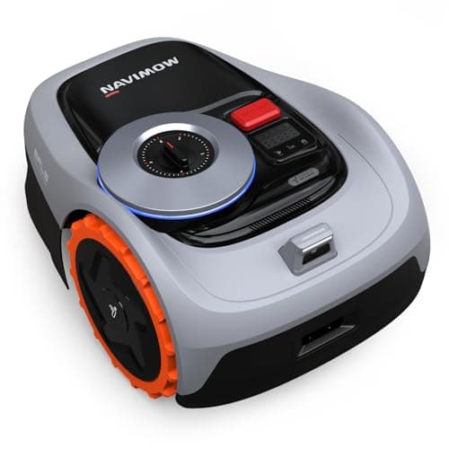 Segway Navimow i105N Robot Lawn Mower Perimeter Wire Free 1/8 Acre RTK+Vision Robotic Lawnmower, AI-Assisted Mapping, Virtual Boundary, APP Control, 58dB(A) Quiet, Multi-Zone Management - Image 1