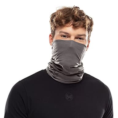 Buff CoolNet UV Neck Gaiter, UPF 50 Sun Protection, Breathable, Cooling Bandana, Versatile, Quick Dry Face Mask, Sedona Grey, Adult Size - Image 3