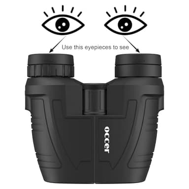 Occer 12x25 Compact Binoculars for Adults and Kids, Large Eyepiece Waterproof Binocular with Low Light Vision,High Powered Easy Focus Binoculars for Bird Watching,Outdoor Hunting,Travel,Sightseeing - Image 9