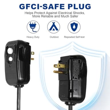 BILT HARD 24 in. Outdoor Oscillating Wall Fan, 6300 CFM 3-Speed Heavy Duty Outdoor Wall Fans, High Velocity Waterproof Fans for Patio, Commercial, Industrial, Warehouse, UL Listed - Image 4