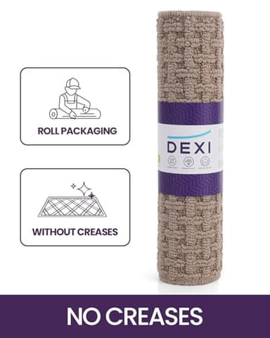 DEXI Front Entryway Door Mat Non Slip 32x48, Washable Entry Way Mats Inside Entrance Low Profile, Welcome Doormat Dirt Trapper for House Floor Home Porter Hall Backdoor Area, Light Taupe - Image 8