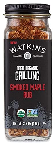 Watkins Organic Grilling Smoked Maple Rub, Non-GMO, Kosher, 3.8 Oz, 1-Pack - Image 1