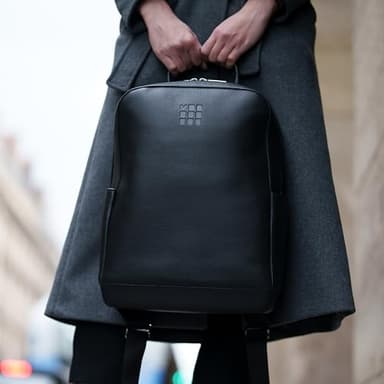 Moleskine Classic LTH Backpack BLK, Black, Talla única - Image 6