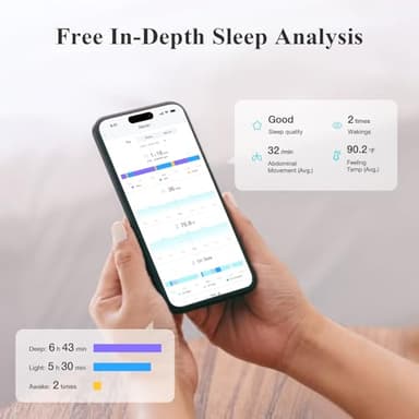 Sense-U Pro Baby Monitor – Breathing Movement, Rollover & Overheating Trackers for Better Sleep, Simple Clip-On Smart Sleep Monitor with Arousal Vibration, Audible Alerts & Sleep Analysis - Image 8