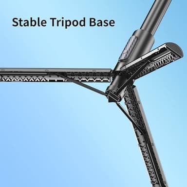 SEAJIC for MagSafe Tripod for iPhone 64 Selfie Stick Tripod Phone with Metal Ring and Remote, Phone for Video Recording, Cell Phone Mount Stand for Cellphone - Image 6