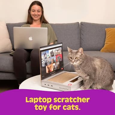 ScratchPad Pro — Cardboard Laptop Cat Scratcher, Interactive Cat Toys for Indoor Cats, Kitten Supplies and Cat Stuff by Relatable - Image 4