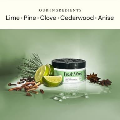 Fresh Wave Odor Removing Gel, 7 oz., Pack of 3 - Odor Absorbers for Home, Safer Odor Relief, Natural Plant-Based Odor Eliminator, Every 7 oz. lasts 15-30 Days, For Cooking, Trash & Pets - Image 2