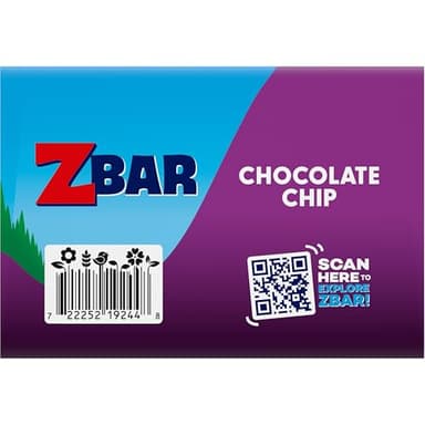 Zbar - Chocolate Chip - Soft-Baked Energy Snack Bars - Non-GMO - 12g Whole Grains - USDA Organic Granola Bars (24 Pack) - Image 16