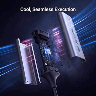 UGREEN USB C to Ethernet Adapter 2.5G, Ethernet Adapter for Laptop, Aluminum, Type C (Thunderbolt 4/3 Compatible) to RJ45 Network Internet, Compatible for NAS, MacBook Air/Pro, XPS, iPhone 15 Pro/Max - Image 5