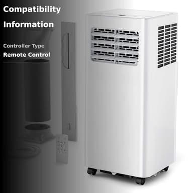 EUHOMY 12000 BTU Portable Air Conditioners - 2025 Upgraded Air Conditioner Portable for Rooms up to 550 Sq.Ft, Quiet AC Unit with Smart Sleep Mode, 24H Timer, Remote, 3-in-1 Air Cooler for Family - Image 3