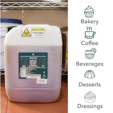 BLUE GREEN ORGANICS, Agave syrup, Agave, Gluten Free, Organic, Sweetener, coffees, pancakes or any baked good, Family-friendly, For restaurants, Sugar substitute, Light, 57.3 lb - Image 5