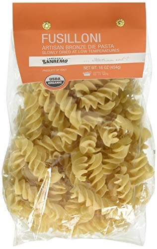 Compagnia Sanremo Pasta Sanremo Italian Organic Fusilloni Pasta - 100% Durum Wheat Semolina Fusilloni - 16 Oz (Pack Of 4) - Product Of Italy - Image 1