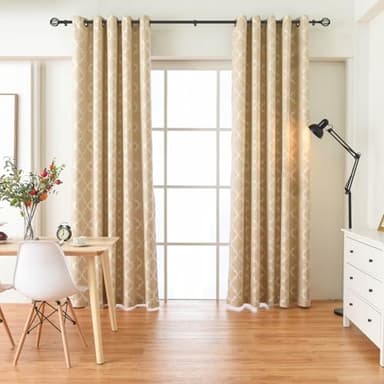 GXOACKJ 2 Pack Curtain Rods for Windows 48 to 84 (Max90) Inches,Black Adjustable 5/8 inch Curtain Rod for Bedroom, Small Decorative Drapery Rods with Twisted Cage Finals - Image 7