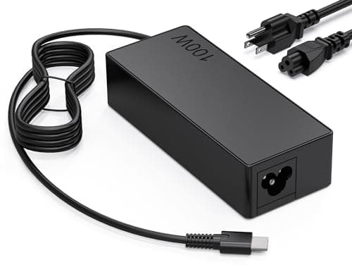 BULL-TECH Universal 100W USB C Laptop Charger Replacement for MacBook Lenovo dell hp Asus Acer Razer Blade Stealth Samsung Chrombook Charger Fast Charging Type C AC Adapter Power Cord Supply - Image 1