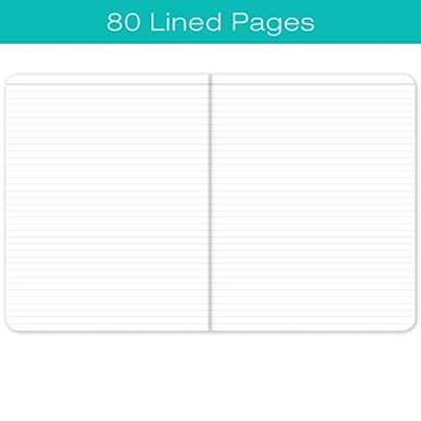 Elan Publishing Company Assorted Pattern Field Memo Notebooks, 8x10 in Lined Office Notepads for Nurses, Teachers, and Students - Small and Easy to Carry Pocketbook, Quick Note Taking, 5 Pack - Image 4