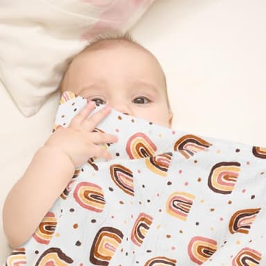 Soarwg Kids Baby Blanket Unisex Newborn, Super Soft Nursery Minky Blankets with Muslin Cotton for Boys Girls, Toddler Baby Nursery Bed Blanket Shower Gifts, 30 x 40 Inch - Image 7