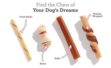 Dreambone Twist Sticks with Real Bacon and Cheese Flavor 50 Count, Rawhide-Free Chews for Dogs (3 Pack) - Image 9