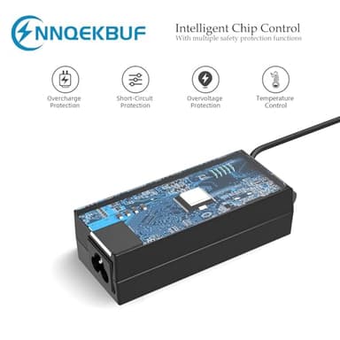 NNQEKBUF New 90W Laptop Charger Compatible with Lenovo Thinkpad X1 Carbon T440 E431 G410 PA-1900-081 0B46995 0B46994 ThinkPad T431s Z510 45N0237 344428U 45N0239 45N0236 Yoga 11s Flex 14 15D - Image 4