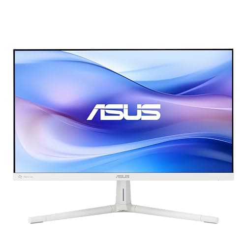 ASUS 24” (23.8 inch viewable) 1080P Eye Care Monitor (VU249HFI-W) - Full HD, IPS, 100Hz, SmoothMotion, Adaptive Sync, Nano-ion, Eye Care Plus, VESA Wall Mountable, 3 yr Warranty - Image 1