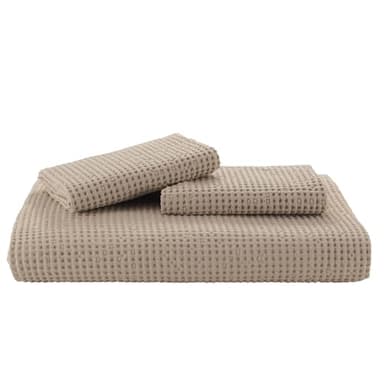 Bedsure Cotton Duvet Cover Queen - 100% Cotton Waffle Weave Warm Sand Duvet Cover Queen Size, GentleSoft™ and Breathable Bedding Set for All Season, 3 Pieces, 90"x90" - Image 8