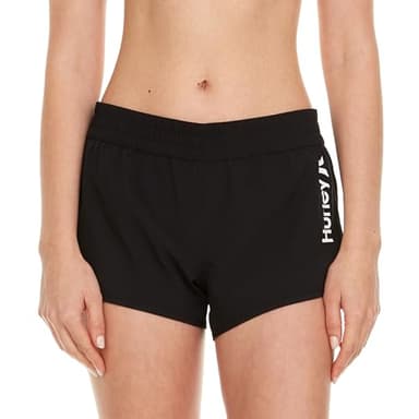 Hurley 3"/5" Swim Board Shorts for Women, Swim Shorts Women, Swimming Bottoms, Black, XX-Large - Image 2