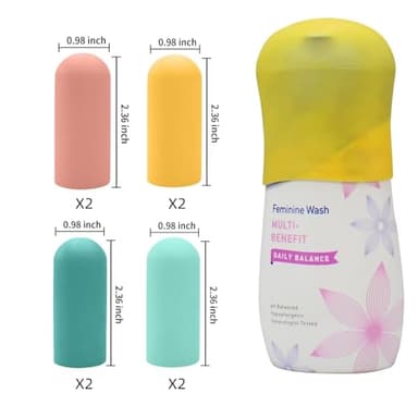 TRANOMOS 10 Pack Silicone Bottle Covers Travel Essentials for Women Men, Beach Vacation Essentials, Travel Size Toiletries Accessories, Cruise Ship Essentials 2025, Must Haves, Leak Proofing - Image 7
