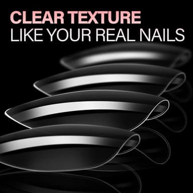 AILLSA Short Almond Nail Tips, 15 Sizes 240PCS Preshaped Soft Clear Gel Nails Tips Full Cover False Nails Tip Short Almond Shaped Tips - Image 4