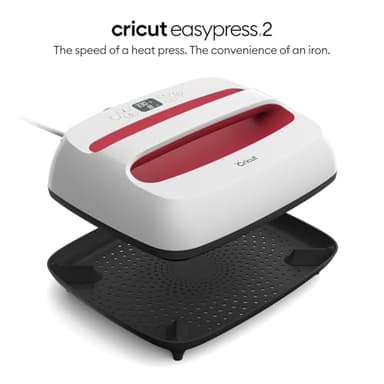 Cricut EasyPress 2 Heat Press Machine (12 in x 10 in), Ideal for T-Shirts, Tote Bags, Pillows, Aprons & More, Precise Temperature Control, Features Insulated Safety Base & Auto-Off, Raspberry - Image 2