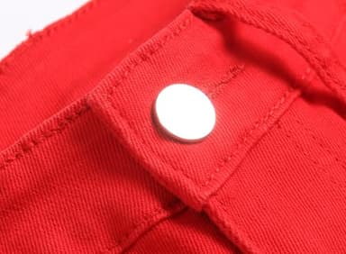 GHYYHG Men's Ripped Patch Elastic Jeans Fashion Slim Fit Regular Denim Pants(40,23831 Red White) - Image 7